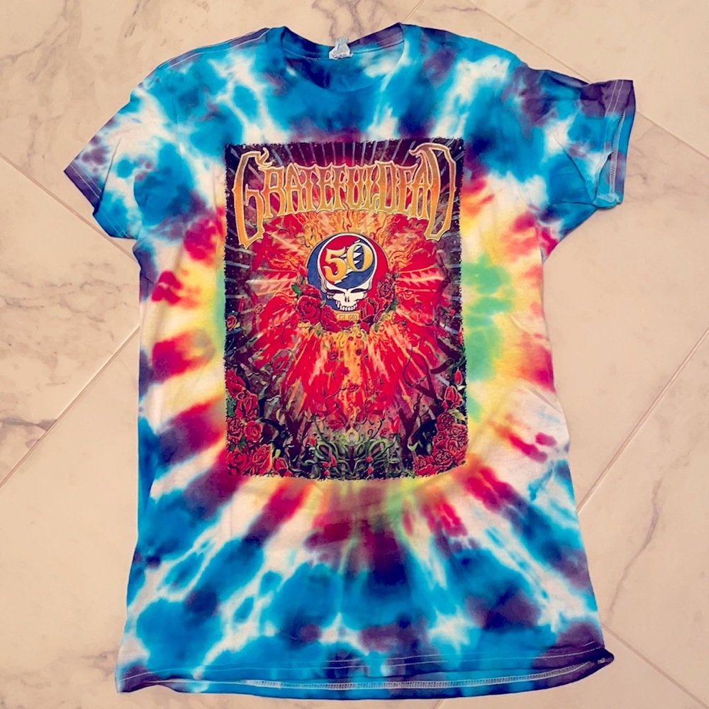 Grateful Dead tie dyed “fare thee well” t shirt